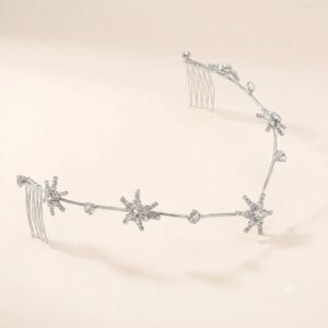 Selene Crystal Stars Back Headband